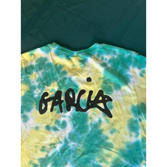 Oakland A's Jerry Garcia Grateful Dead Tie Dye T-shirt size large - Picture 9 of 9